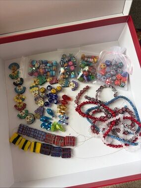 Treasure lot of colorful beads